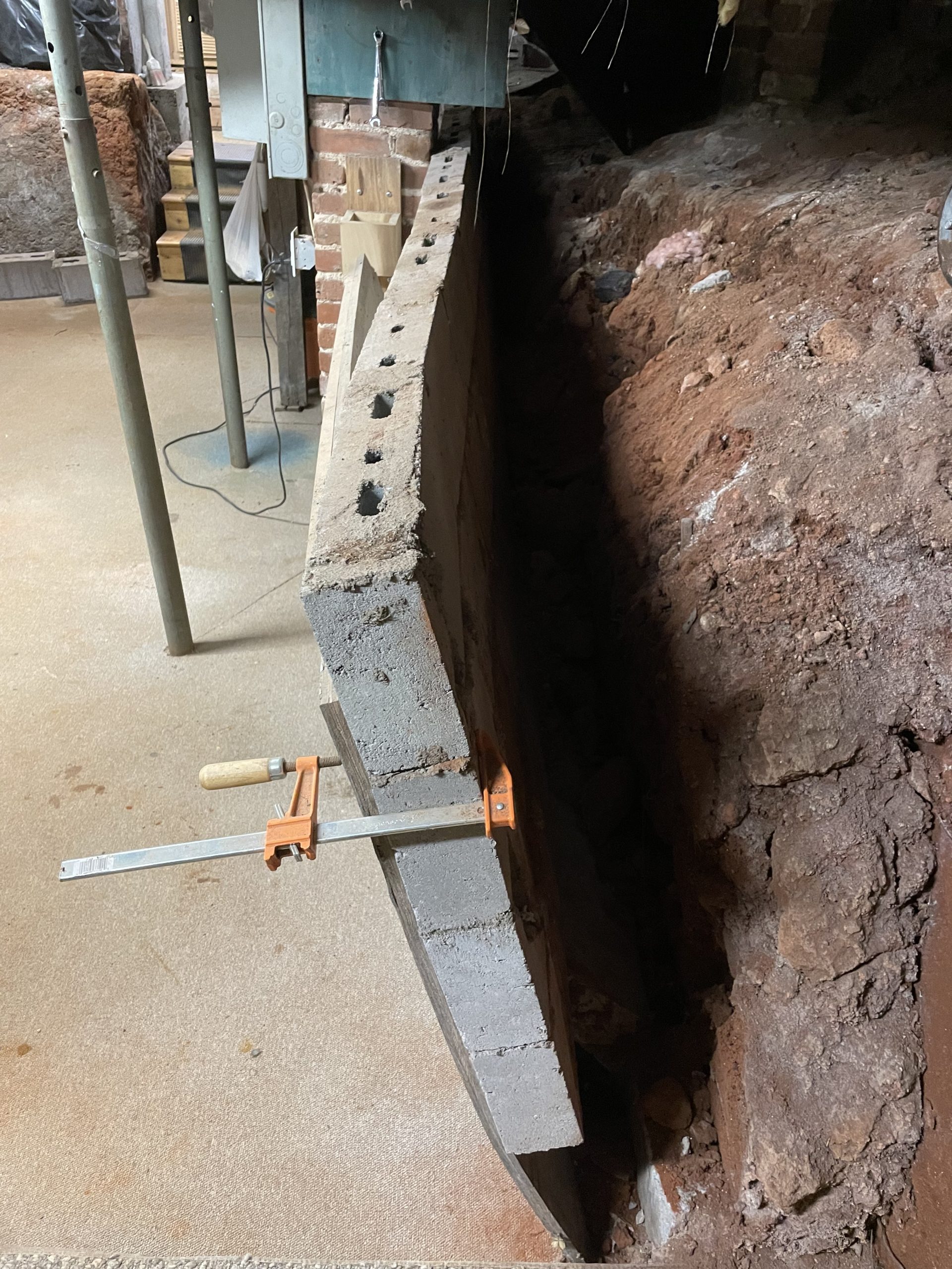 Leaning Basement Wall