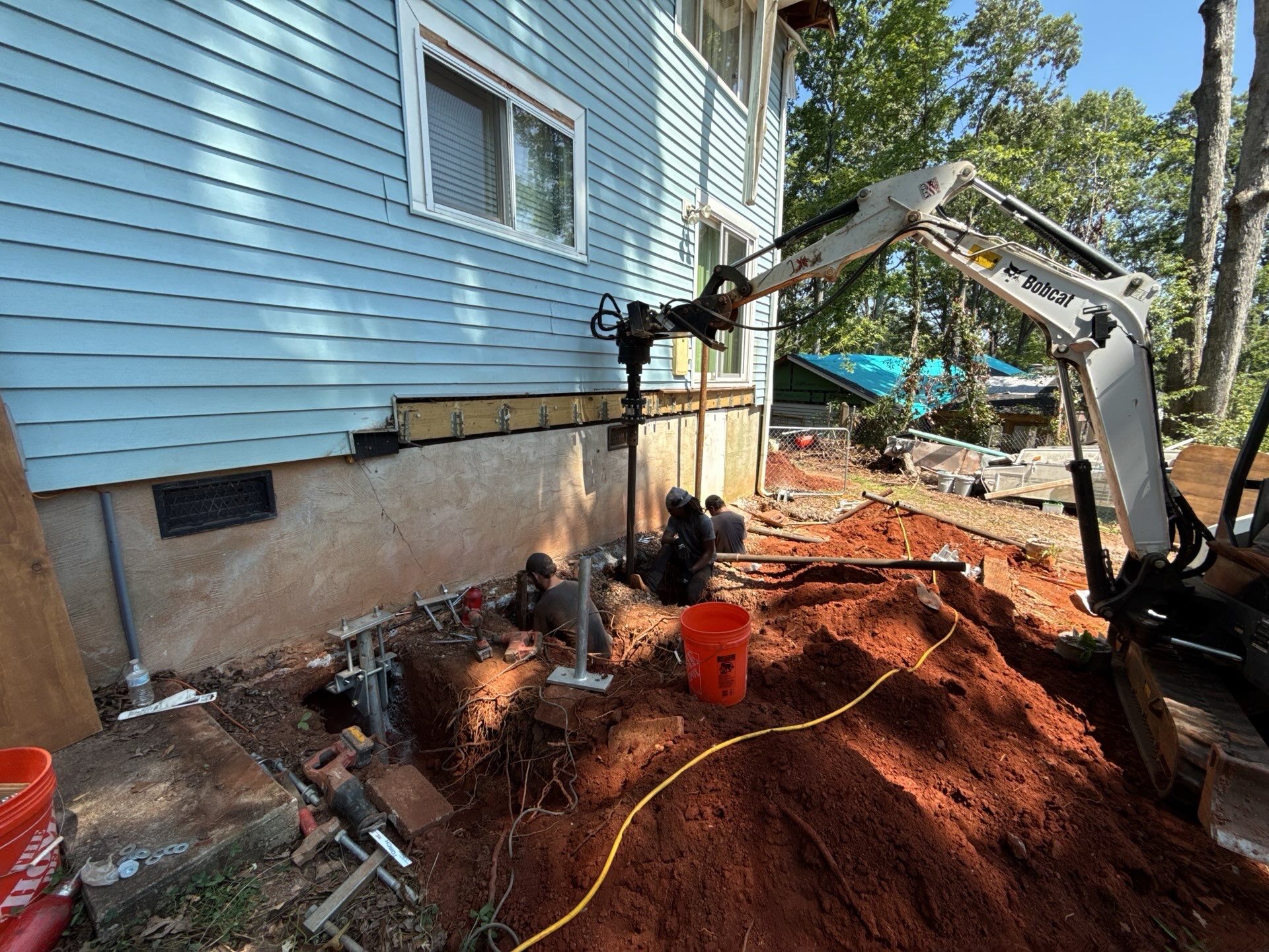 Helical pier repair Upstate SC, Western NC