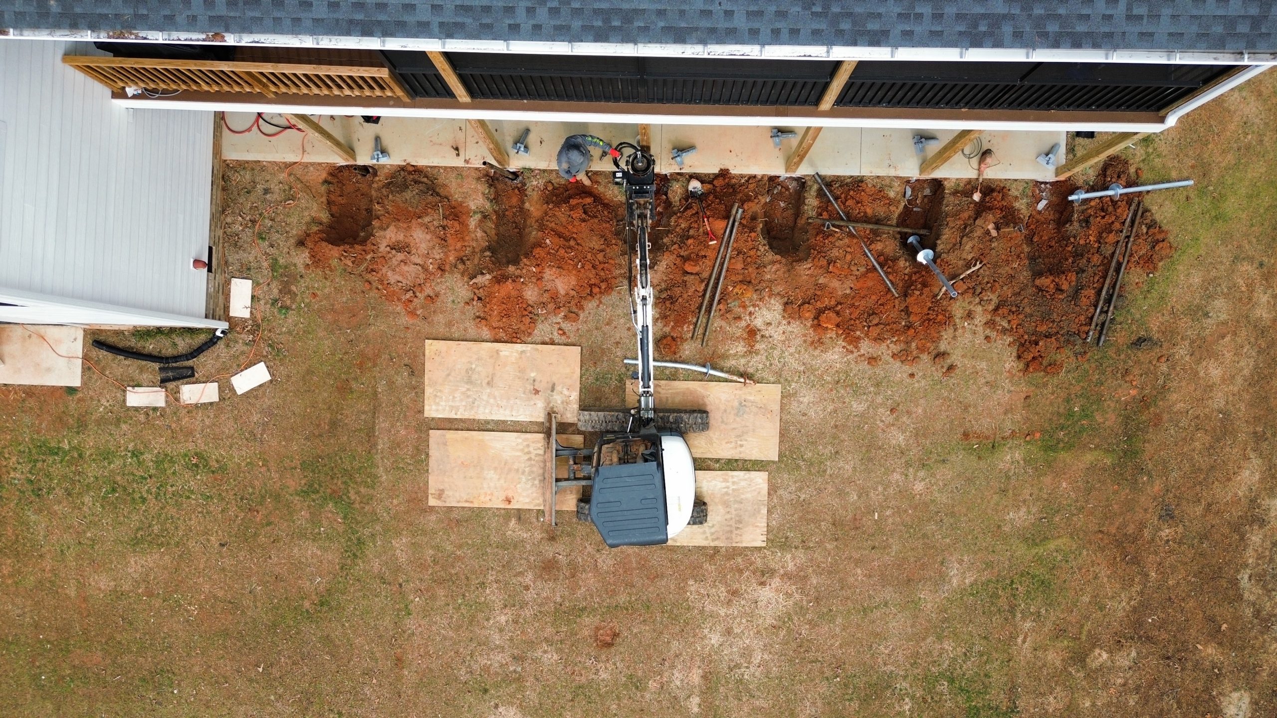 Helical Piers Bird's Eye View